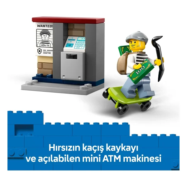 Lego 60455 City Polis Motosikleti Takibi - Görsel 7