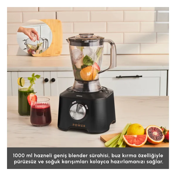 Karaca Mastermaid Power Multifunctional 10in1 Black 2000 W Gıda Hazırlama Seti - Görsel 3