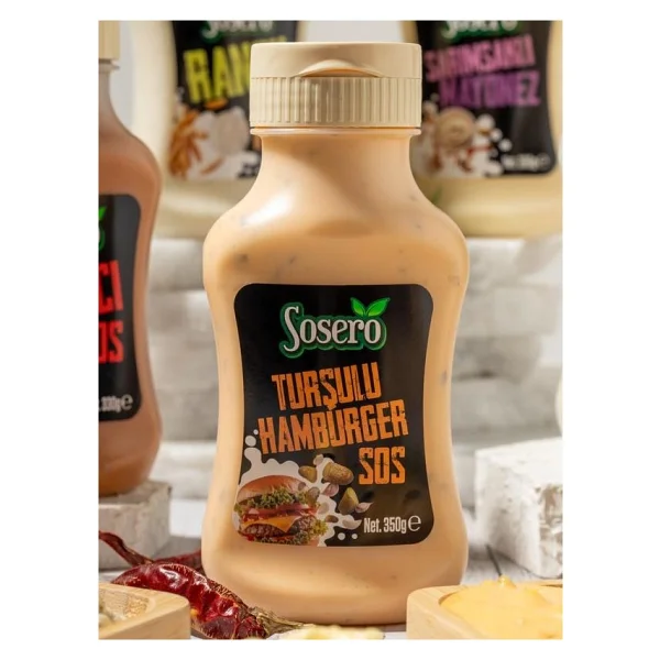 Sosero Turşulu Burger Sosu 350 Gr - Görsel 2