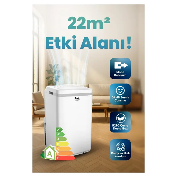 Fakir Trend Ac 70 A 7000 Btu Mobil Klima - Görsel 8