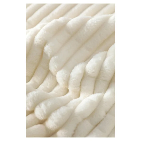 Merinos Modern Line 3 Parça Battaniye Seti - Krem - 220 x 240 cm - Görsel 3