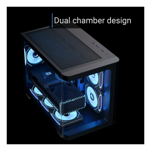 Aerocool P300c Argb Fanlı Micro Atx Oyuncu Kasası - Görsel 5