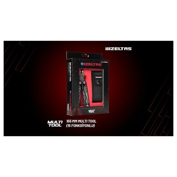 İzeltaş Multi Tool 155 Mm 15 Fonksiyonlu Çok Amaçlı Çakı - Görsel 3