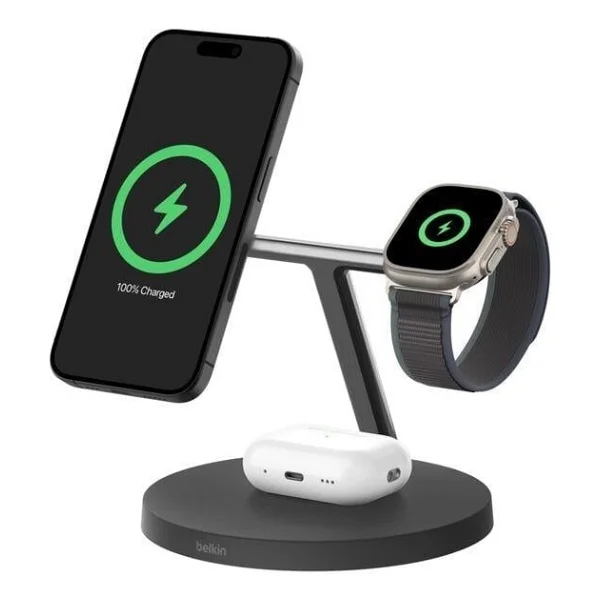 Belkin Boostcharge Pro Wız032 3in1 Kablosuz Hızlı Şarj Aleti - Görsel 2