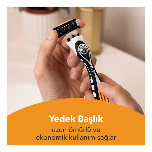 Bic Hybrid 5 Flex 2 Başlıklı Tıraş Bıçağı - Görsel 6