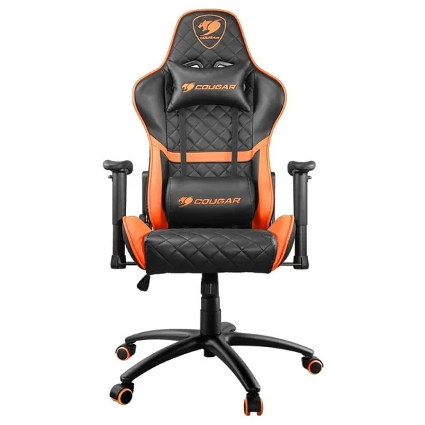 Cougar Armor One Siyah-Turuncu Oyuncu Koltuğu - Görsel 5