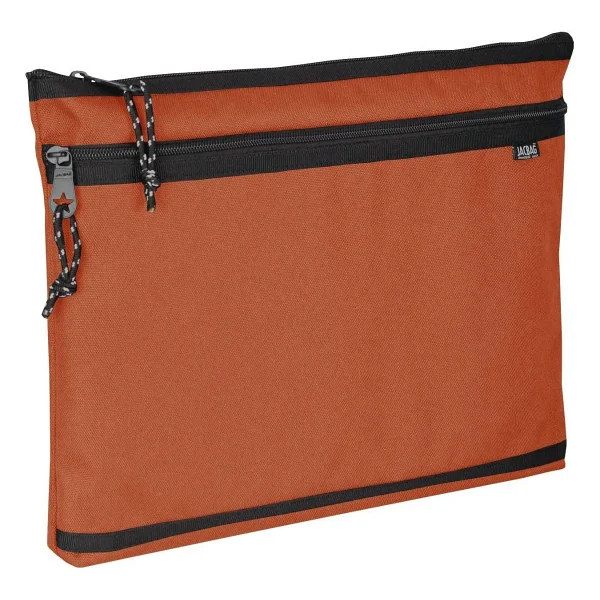 Jacbag Siyah Kadın/Erkek A4 Zip Folder İki Bölmeli Dosya Ve Evrak Çantası - Görsel 6