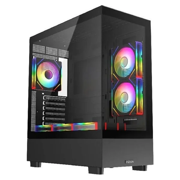 Fazeon F2 F2A650BBQ ARGB Fanlı 650 W ATX Oyuncu Kasası - Görsel 6