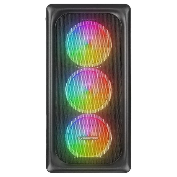 Rampage Armor V2 RGB Fanlı 600 W Atx Oyuncu Kasası - Görsel 3