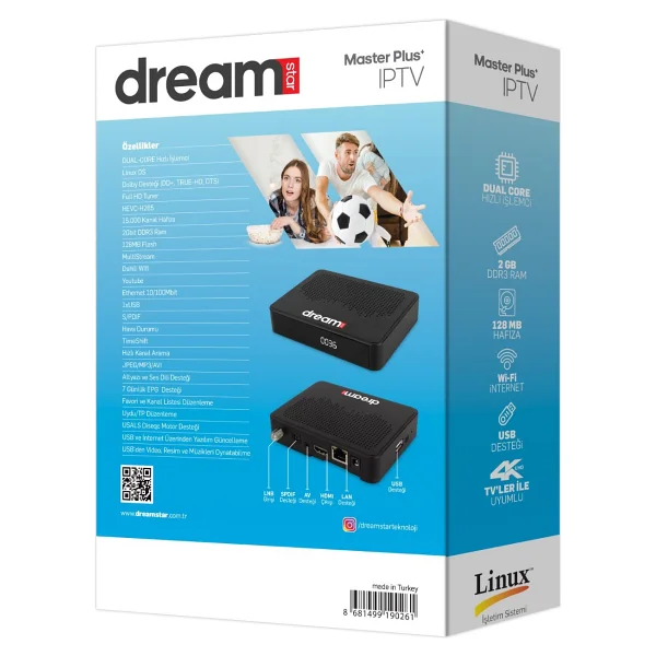 Dreamstar Master Plus Full HD Uydu Alıcısı - Görsel 2