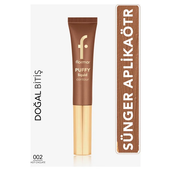 Flormar Puffy Hafif Yapılı & Sünger Aplikatörlü Likit Kontür - Görsel 8