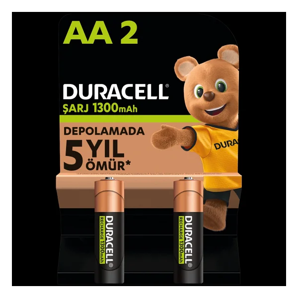Duracell Şarj Edilebilir Aa Kalem Pil 1300 mAh 2'li - Görsel 10