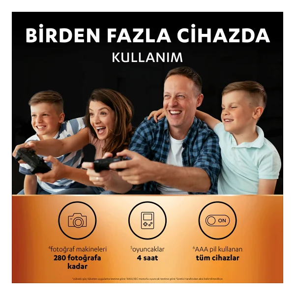 Duracell 750 mAh 4'lü Şarjlı Aaa İnce Kalem Pil - Görsel 6