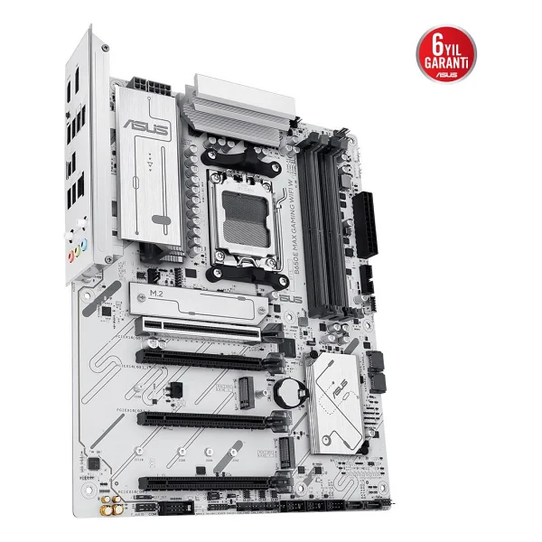 Asus B650e Max Gaming Wi-Fi W AMD Am5 DDR5 Atx Anakart - Görsel 3