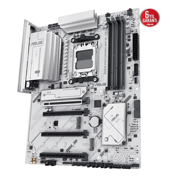 Asus B650e Max Gaming Wi-Fi W AMD Am5 DDR5 Atx Anakart - Görsel 4