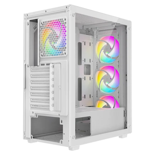 Rampage Beta Mesh ARGB Fanlı Beyaz 650 W ATX Oyuncu Kasası - Görsel 8