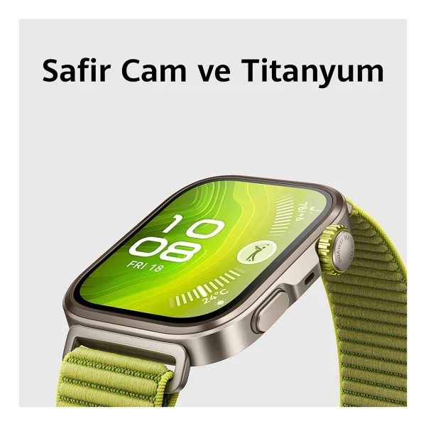 Huawei Watch Fit 4 Pro Siyah Kauçuk Kayış Akıllı Saat - Görsel 10