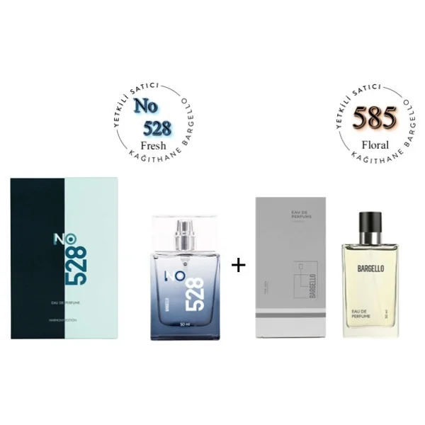 Bargello No: 528 + 585 Erkek Parfüm Edp 50 Ml Fresh / Floral - Görsel 5