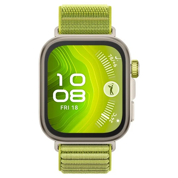 Huawei Watch Fit 4 Pro Yeşil Sportif Örgü Kayış Akıllı Saat - Görsel 5