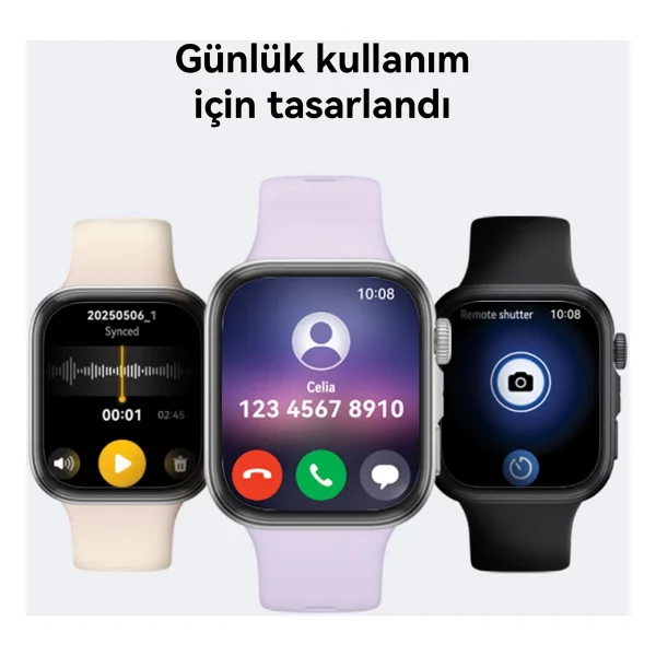 Huawei Watch Fit 4 Siyah Kauçuk Kayış Akıllı Saat - Görsel 10