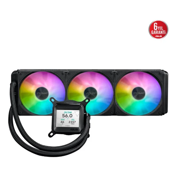 Asus Prime Lc 360 Argb Lcd 360 Mm İşlemci Sıvı Soğutucu - Görsel 3