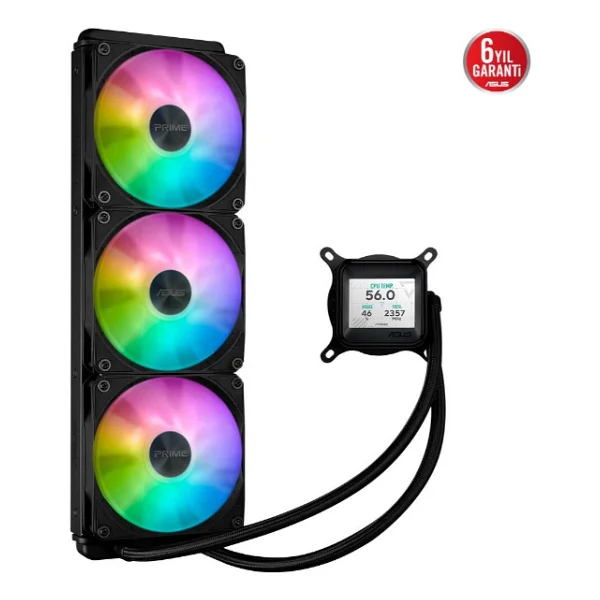 Asus Prime Lc 360 Argb Lcd 360 Mm İşlemci Sıvı Soğutucu - Görsel 5