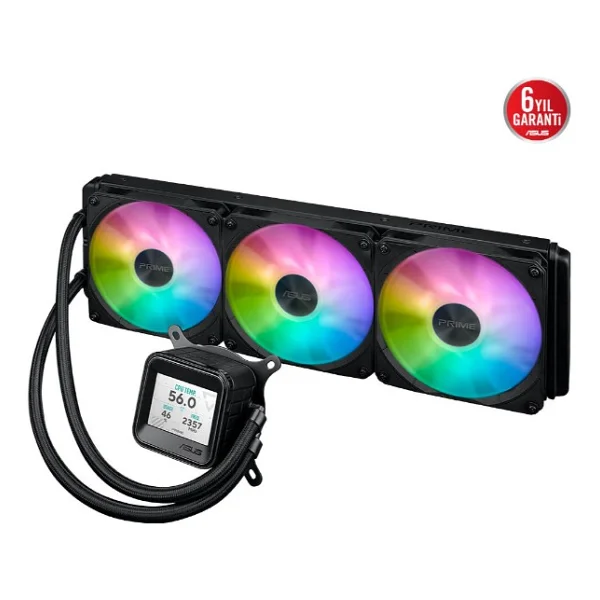 Asus Prime Lc 360 Argb Lcd 360 Mm İşlemci Sıvı Soğutucu - Görsel 7