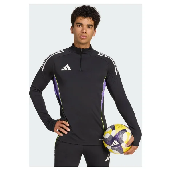 Adidas Tiro 25 Competition Training Jı6546 Yarım Fermuarlı Mavi Erkek Eşofman Üstü - Görsel 7