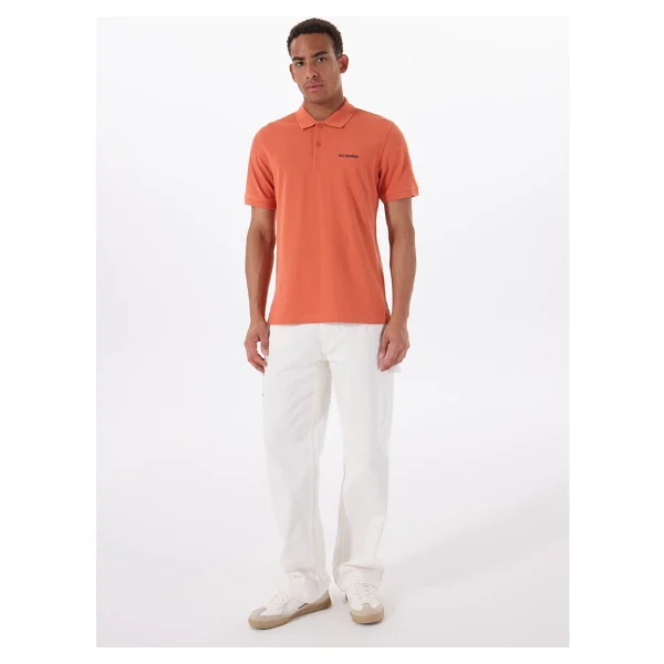 Columbia Cascade Range Solid Iı Cs0214-851 Turuncu Kısa Kollu Polo Yaka Erkek Tişört - Görsel 2