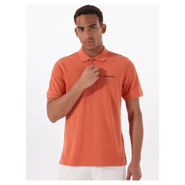 Columbia Cascade Range Solid Iı Cs0214-851 Turuncu Kısa Kollu Polo Yaka Erkek Tişört - Görsel 3