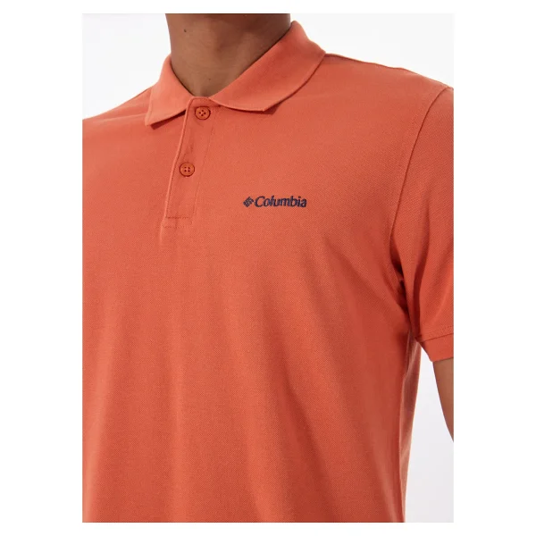Columbia Cascade Range Solid Iı Cs0214-851 Turuncu Kısa Kollu Polo Yaka Erkek Tişört - Görsel 4