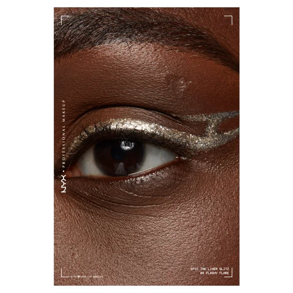 Nyx Professional Makeup Epic Ink Liner Glitz 04 Flashy Flare Eyeliner - Görsel 4