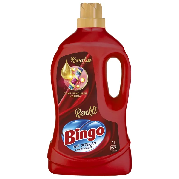 Bingo Capcanlı Koruma Renkliler İçin Sıvı Deterjan 67 Yıkama 4 Lt - Görsel 9