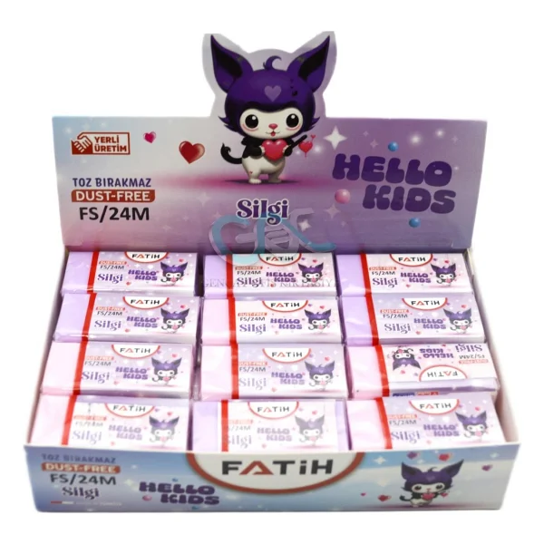 Fatih Silgi Hello Kids Pvc Soft Fs24 (24 Lü Paket) - Görsel 6