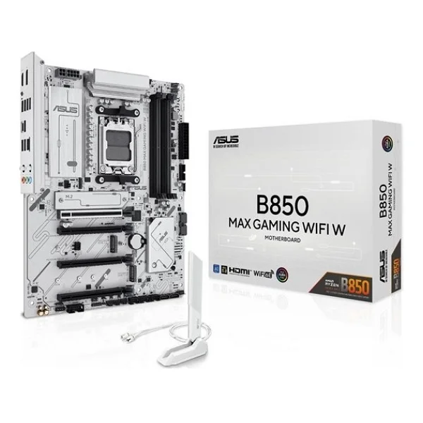 Asus B850 Max Gaming Wi-Fi W AMD Am5 DDR5 Atx Anakart - Görsel 2