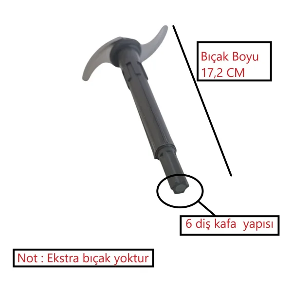 Altus Uyumlu Alsm 783 M Doğrayıcı Alt Bıçak - Görsel 2