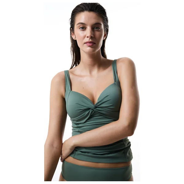 Suwen Leopard Diana Straplez Bikini Üst - Görsel 6