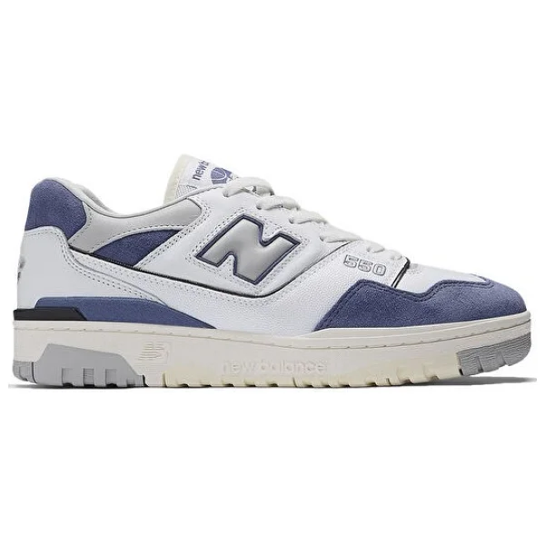 New Balance 550 Bb550bwg Beyaz-Mor Sneaker - Görsel 8