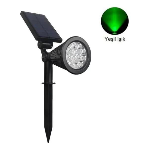 Forlife 18watt Solar Çim / Bahçe Aydınlatma Armatürü - Çok Renkli - Görsel 10