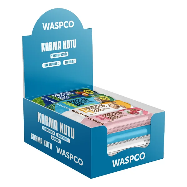 Waspco Protein Bar Deneme Paketi 6 Adet Karışık Aromalı Sporcu Ve Fitness Atıştırmalıkları - Görsel 2