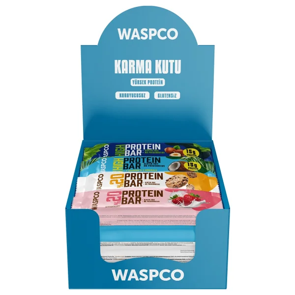 Waspco Protein Bar Deneme Paketi 6 Adet Karışık Aromalı Sporcu Ve Fitness Atıştırmalıkları - Görsel 3