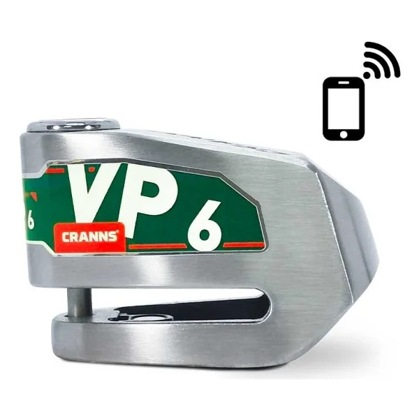 Cranns Vp6 Alarmlı Motosiklet Disk Kilidi Bluetoothlu - Görsel 2