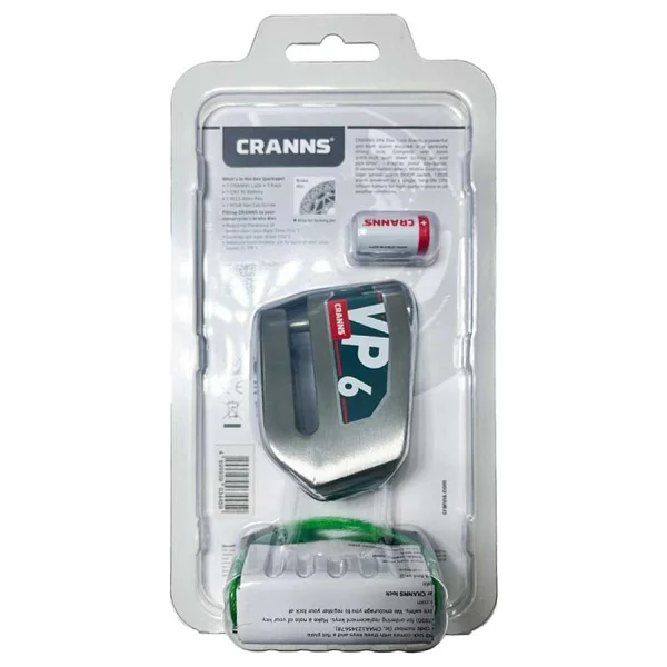 Cranns Vp6 Alarmlı Motosiklet Disk Kilidi Bluetoothlu - Görsel 8