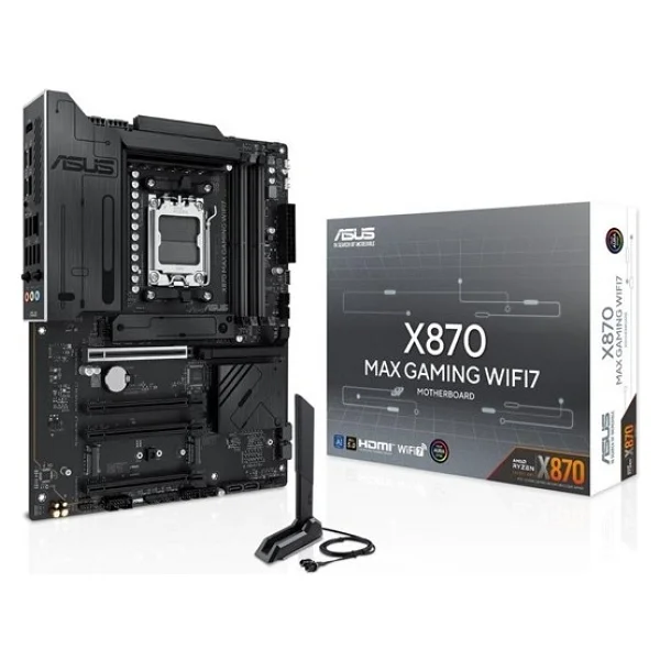 Asus X870 Max Gaming Wıfı7 AMD Am5 DDR5 Atx Anakart - Görsel 2