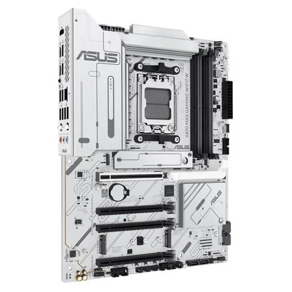 Asus X870 Max Gaming Wıfı7 W AMD Am5 DDR5 Atx Anakart - Görsel 4