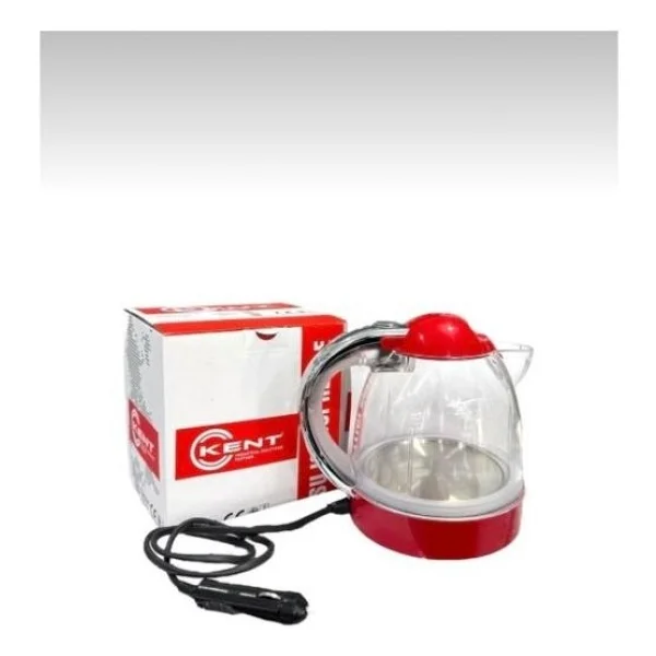 Abnturk 24 Volt 1 Litre Oto Kamyon Tır İçin Su Isıtıcı Kettle Termostatlı Işıklı Araç Kettle - Görsel 5