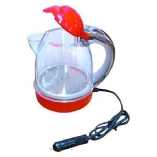Abnturk 24 Volt 1 Litre Oto Kamyon Tır İçin Su Isıtıcı Kettle Termostatlı Işıklı Araç Kettle - Görsel 2