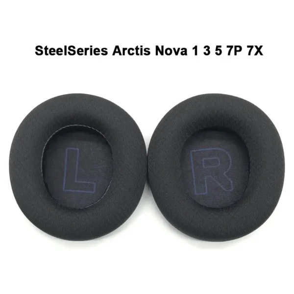 Steelseries Arctis Nova 1/1x/1p/3/4/4p Uyumlu Kulaklık Pedi, Sünger Yastığı 4x/5/5p/5x/7/7x/7p Kulak Yastıkları,Köpük Minder - Siyah - Görsel 3