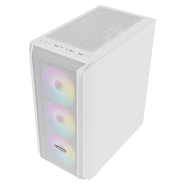 Rampage Beta Mesh ARGB Fanlı Beyaz 650 W ATX Oyuncu Kasası - Görsel 5