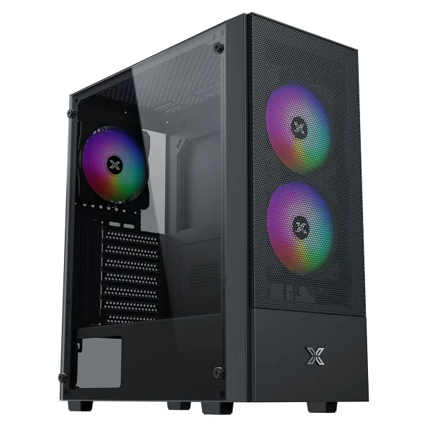 Xigmatek En41655 Hero Iı Aır 3f Mesh Temperli Camlı 3x12cm Sabit Rainbow Atx Mid-T Gaming Oyuncu Kas - Siyah - Görsel 9